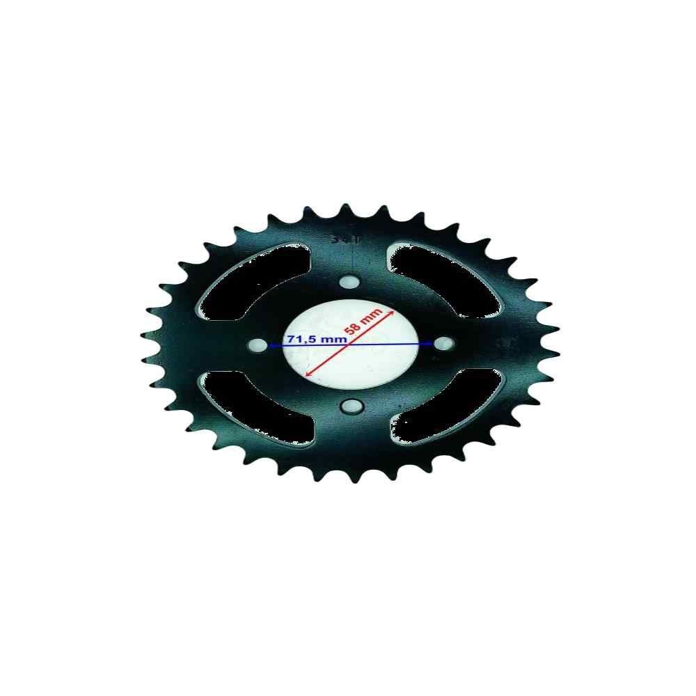 Atv Arka Dişli 530-34T İç 58X4 Delikli Öm