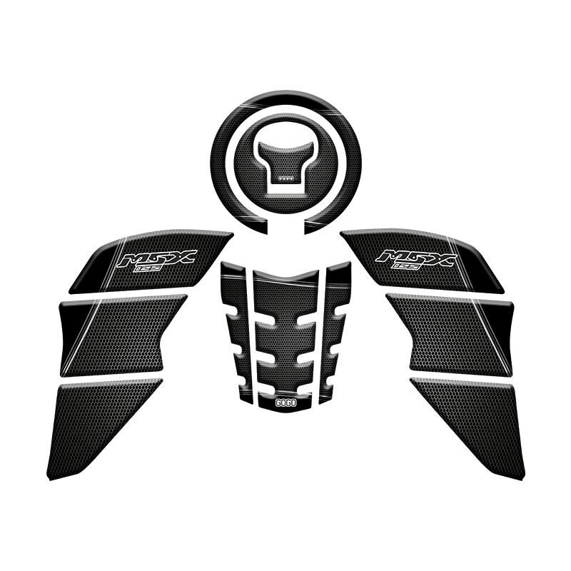 Honda Msx 2014 - 2022 Uyumlu Tank Pad Set 013