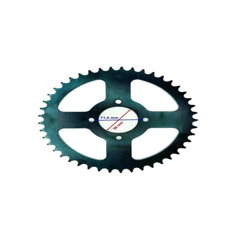 Atv Arka Dişli 530-45T İç 58 Mm 4 Delikli M8 Ind Öm