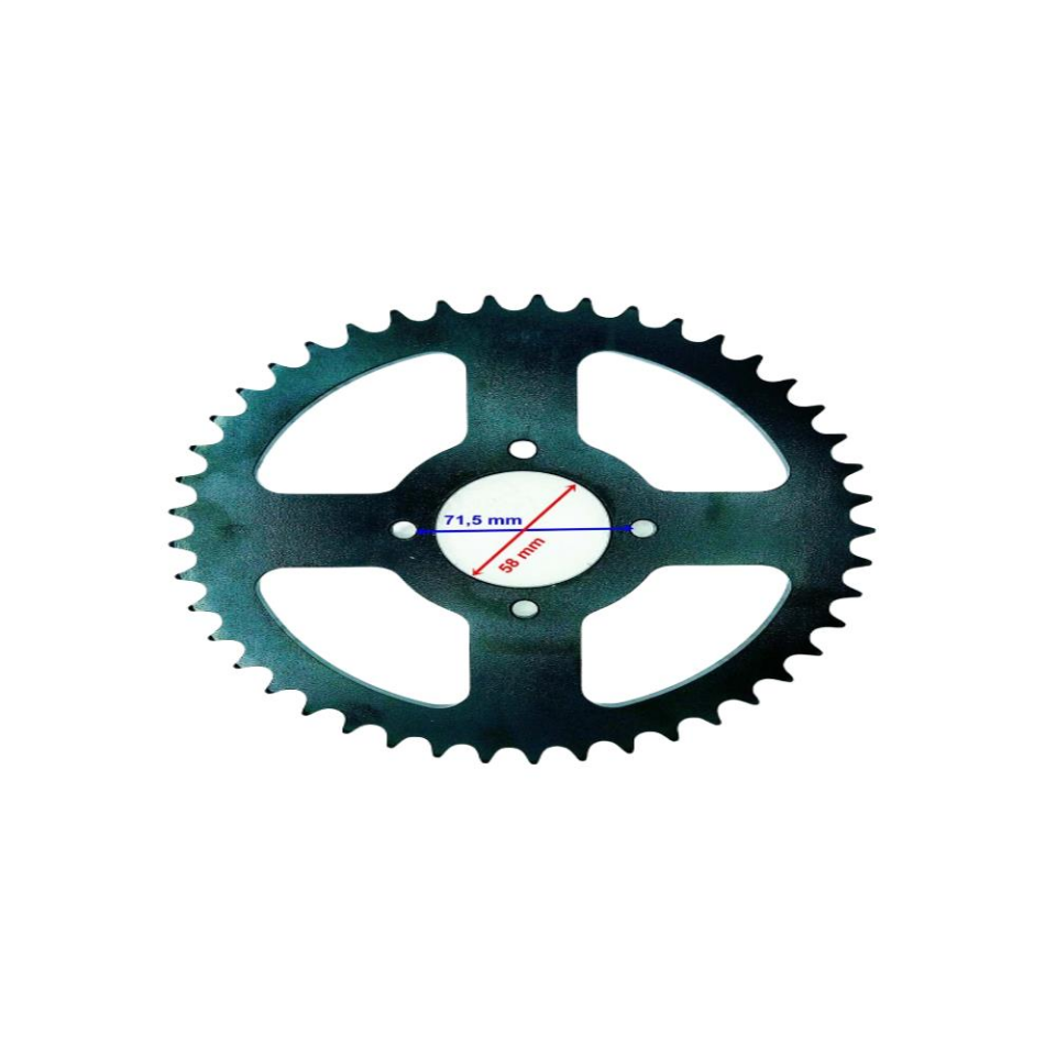 Atv Arka Dişli 530-45T İç 58 Mm 4 Delikli M8 Ind Öm