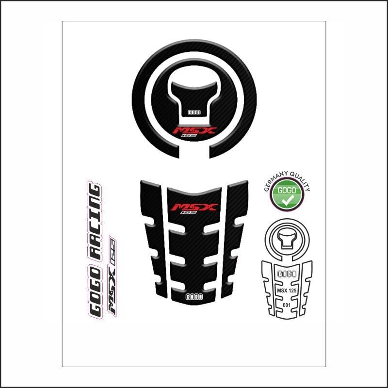 Honda Msx 2014 - 2022 Uyumlu Tank Pad 001