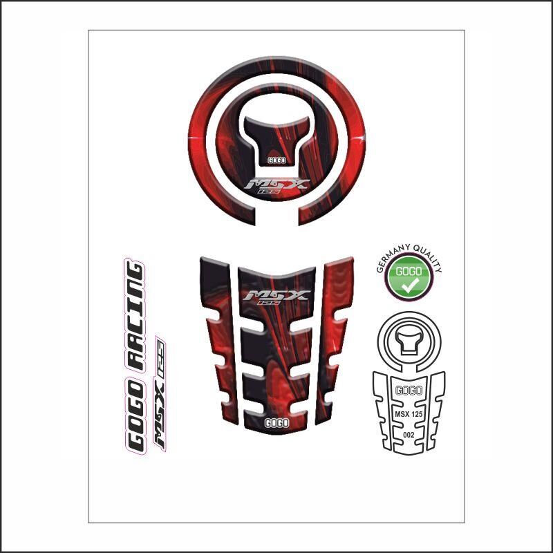 Honda Msx 2014 - 2022 Uyumlu Tank Pad 002