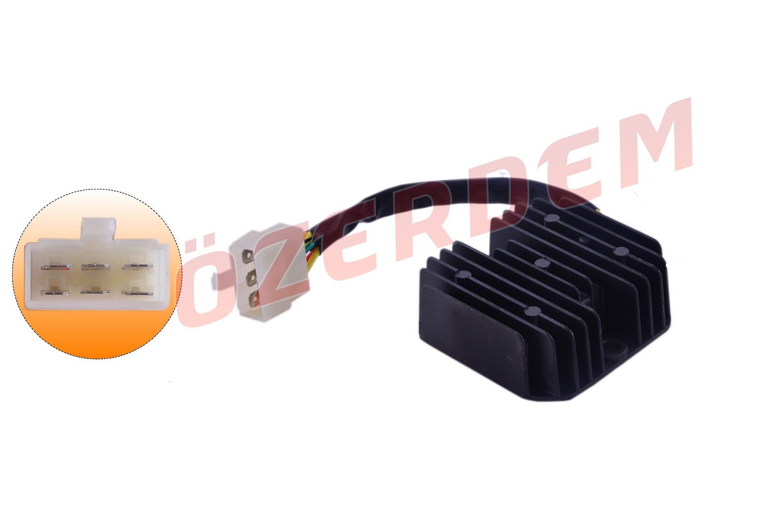 Scooter Regülatör 6 Lı Tek Soket Jantel