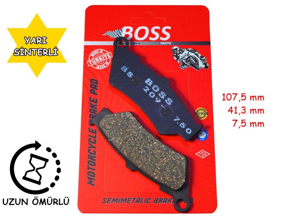 Cf Moto Nk400-650 Mt650 Ön Fren Disk Balatası Boss Fa209/2