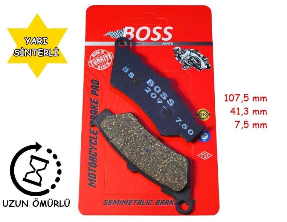 Cf Moto Nk400-650 Mt650 Ön Fren Disk Balatası Boss Fa209/2