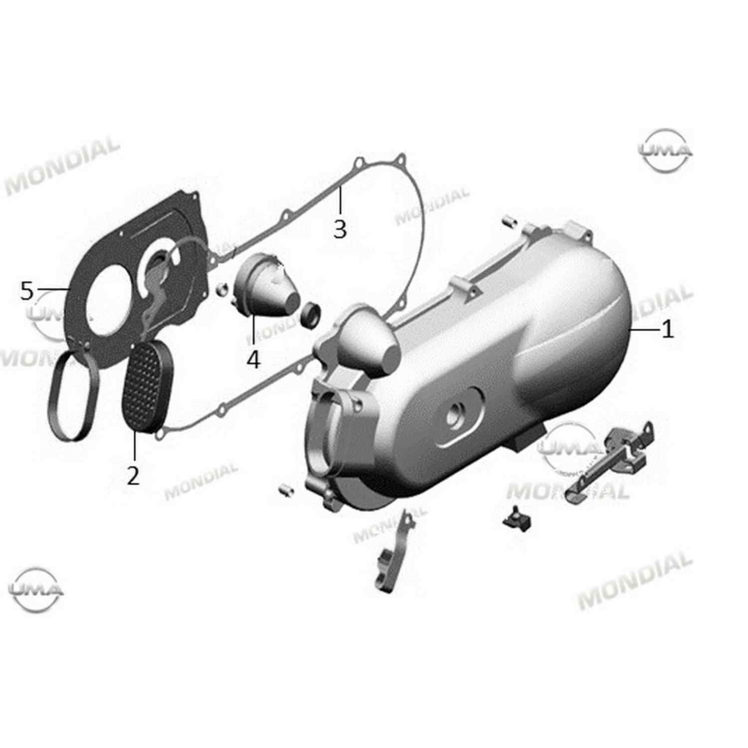 Krank Kutusu Sol Kapak Contası Ritmica 100-110 Speedy Orj