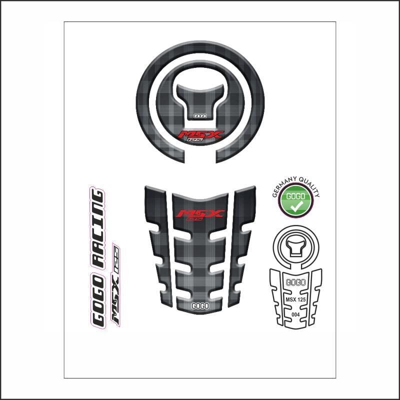 Honda Msx 2014 - 2022 Uyumlu Tank Pad 004