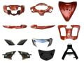 Tvs Jupiter 125 Kaporta Seti (Plastik) 13 Parça Turuncu
