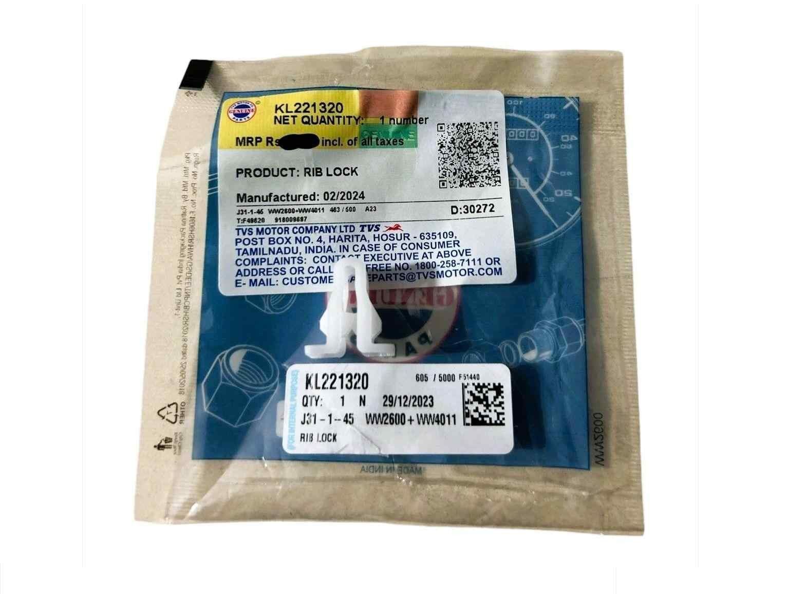 Tvs Jupiter 125 Siperlik Cam Klipsi Kl221320 Orj
