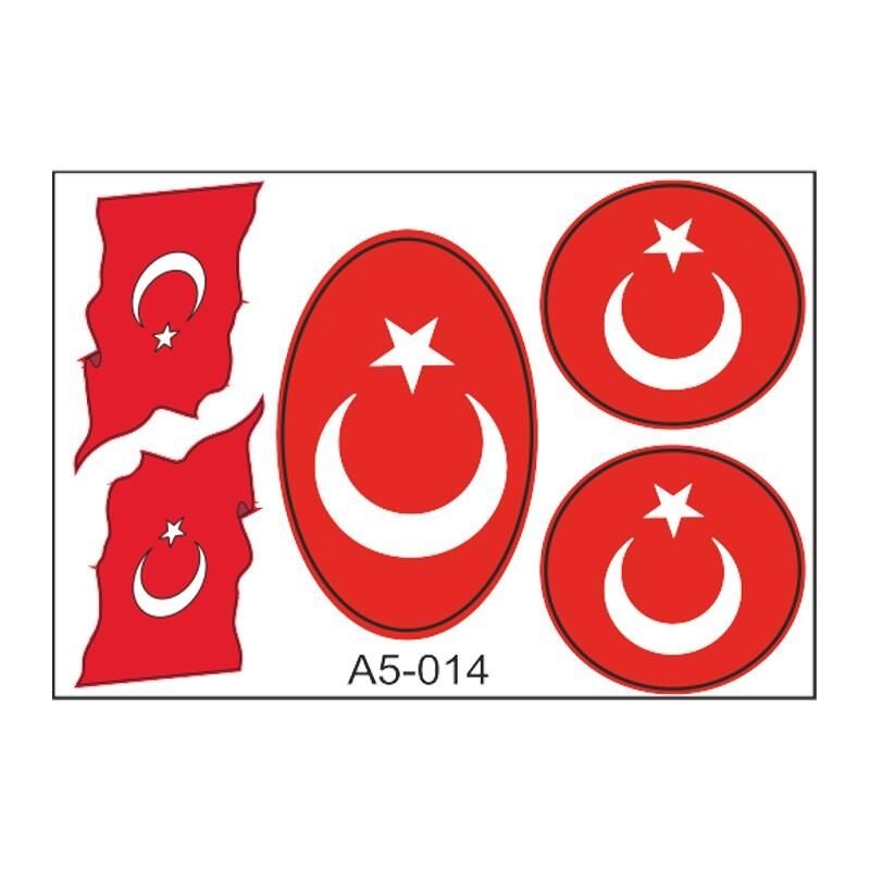 A5 Sticker 023 Tek Paket Çoklu