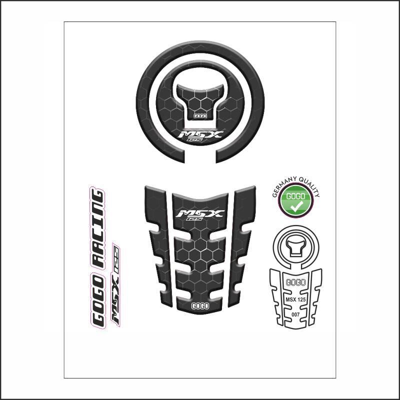 Honda Msx 2014 - 2022 Uyumlu Tank Pad 007