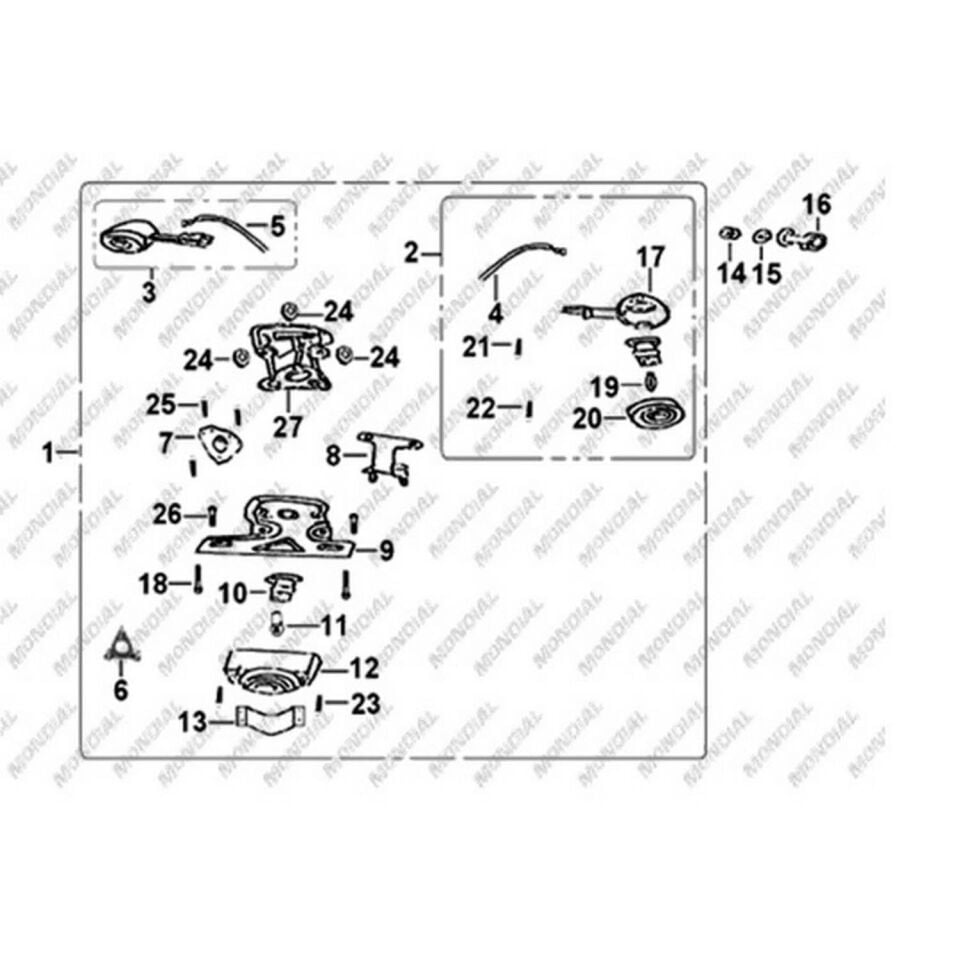 125Zn Arka Sinyal Gövdesi Orj