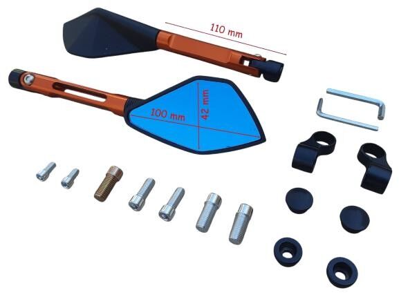 Ayna Dekoratif Cnc Alüminyum Turuncu 8-10 Mm