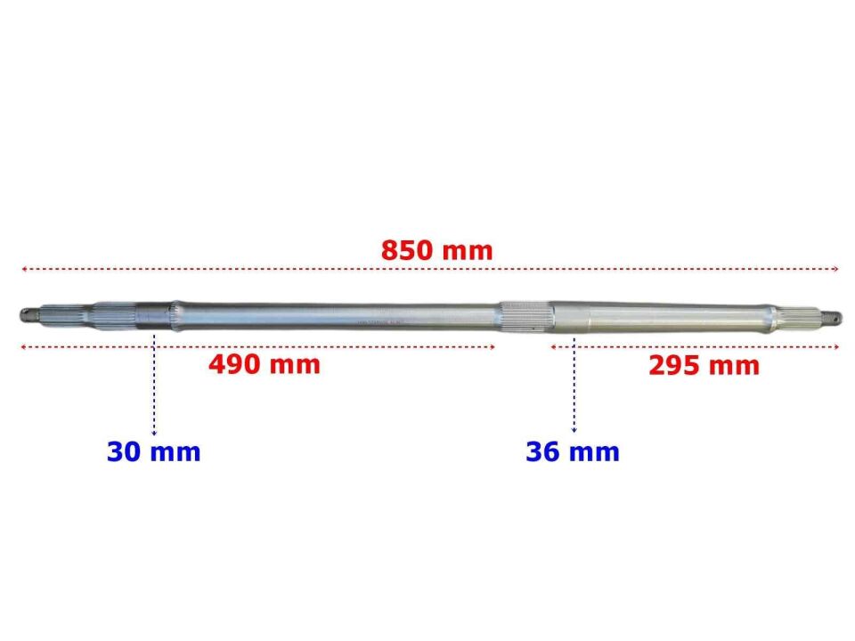 Kuba Atv Trv 350 Arka Aks 840 Mm Difransiyelli İth