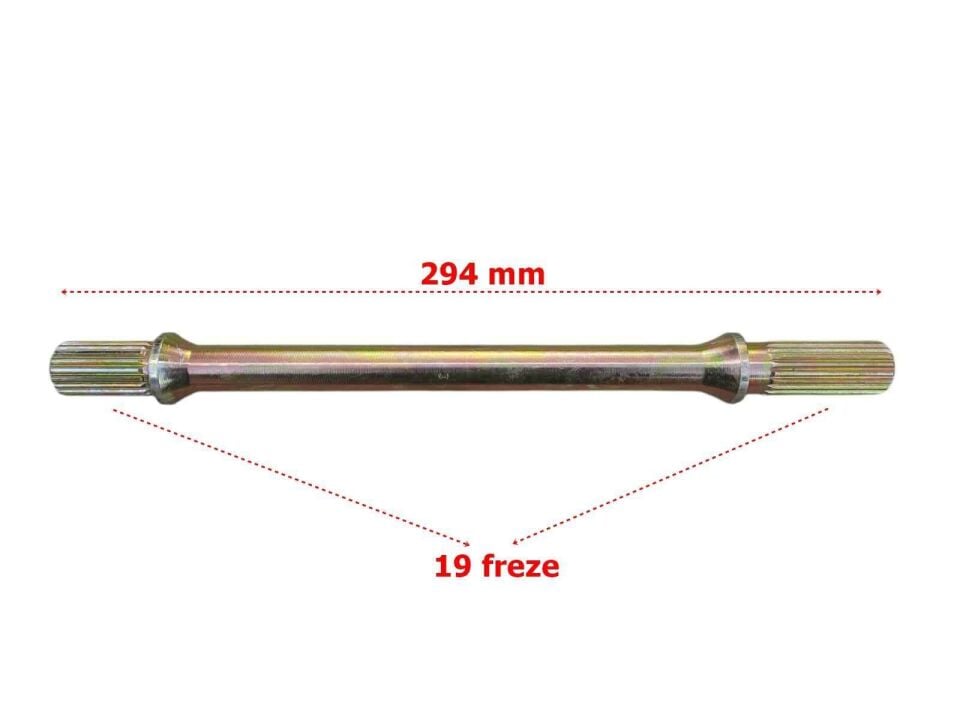 Kuba Atv X Volf 300 Arka Şaft Mili 19-19 Frezeli 294 Mm Öm