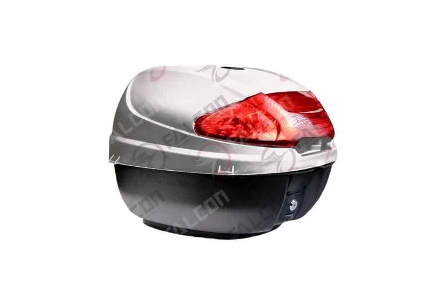 Motosiklet Arka Çanta 35 Lt Sırt Dayamalı Koyu Gri