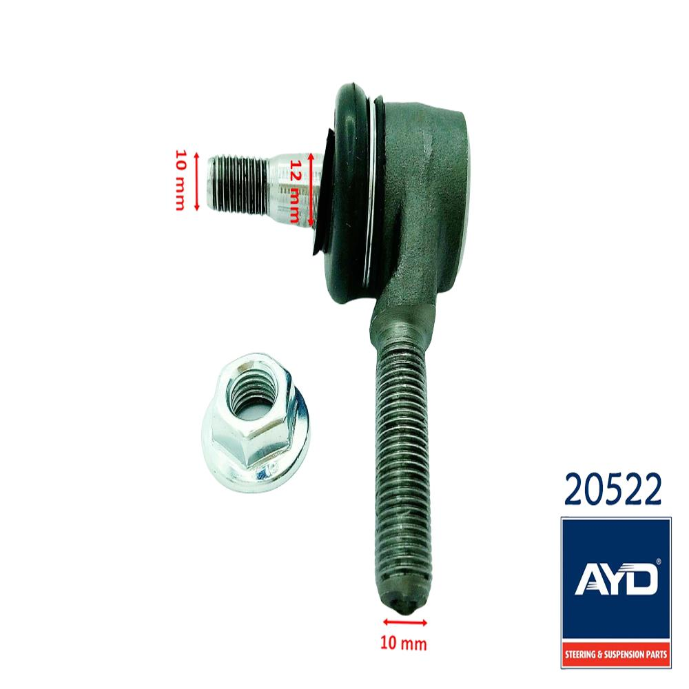 Atv Kymco 150 Sağ Rot Başı Konikli 10-10-12 Mm