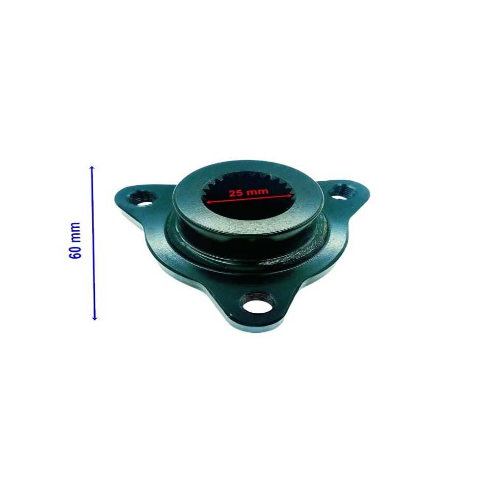 Atv Linhai 200 Disk Flanşı İç 25-60 Mm 3 Delikli Öm