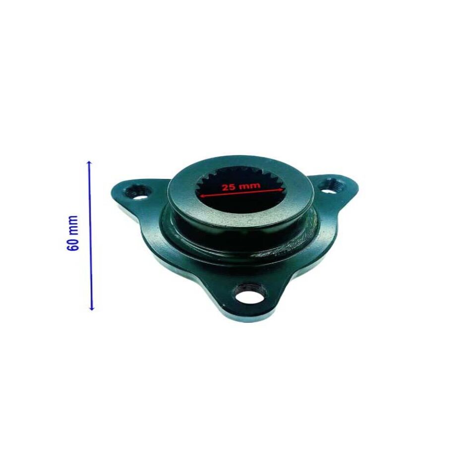 Atv Linhai 200 Disk Flanşı İç 25-60 Mm 3 Delikli Öm