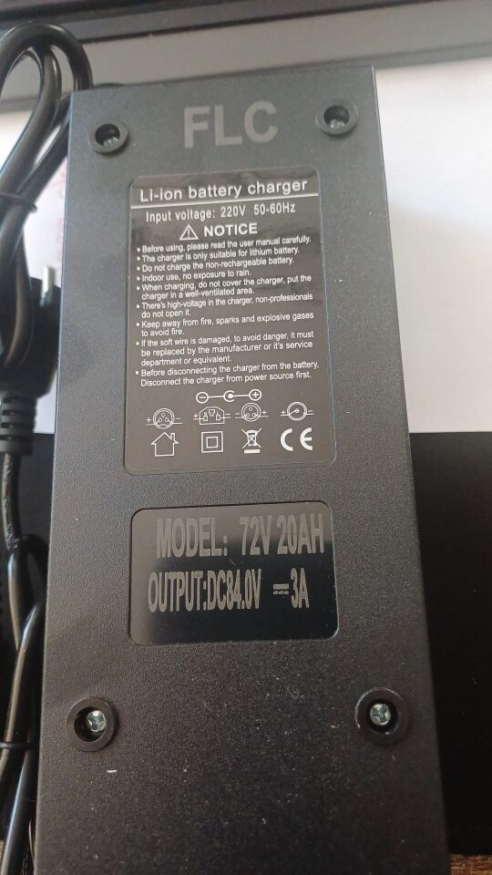 Şarj Aleti 72 V 20 Ah Lityum