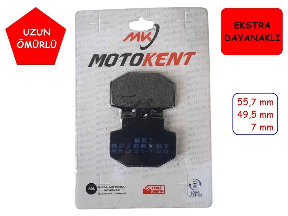 Arka Fren Disk Balatası Mtk Fa321 Vespa 946 Red Gts 125-150-250-300 Piaggio Fly 150