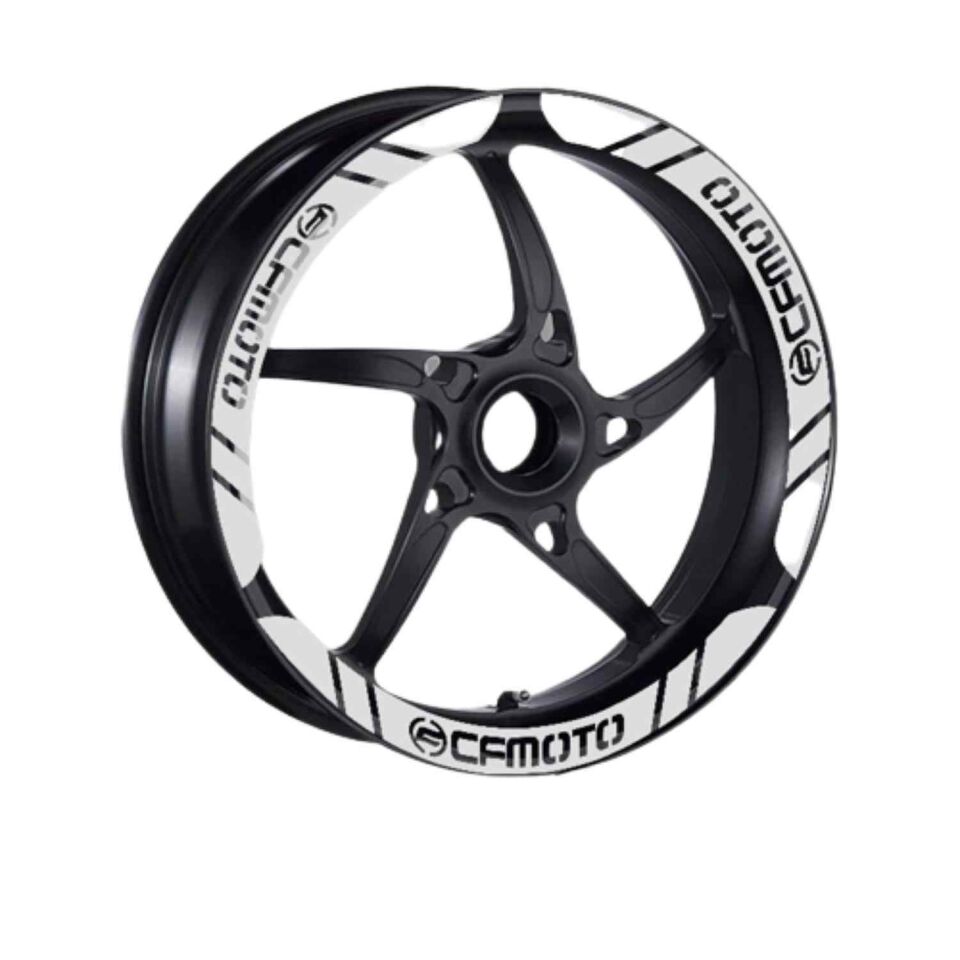 Cf Moto Uyumlu Beyaz 1 Set Jant Şeridi