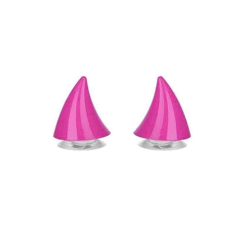 Kask Dekor Boynuz Plastik Pembe