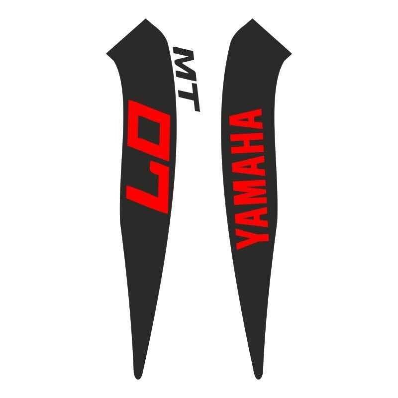 Yamaha Mt07 2014 - 2017 Uyumlu Kırmızı Depo Sticker Set