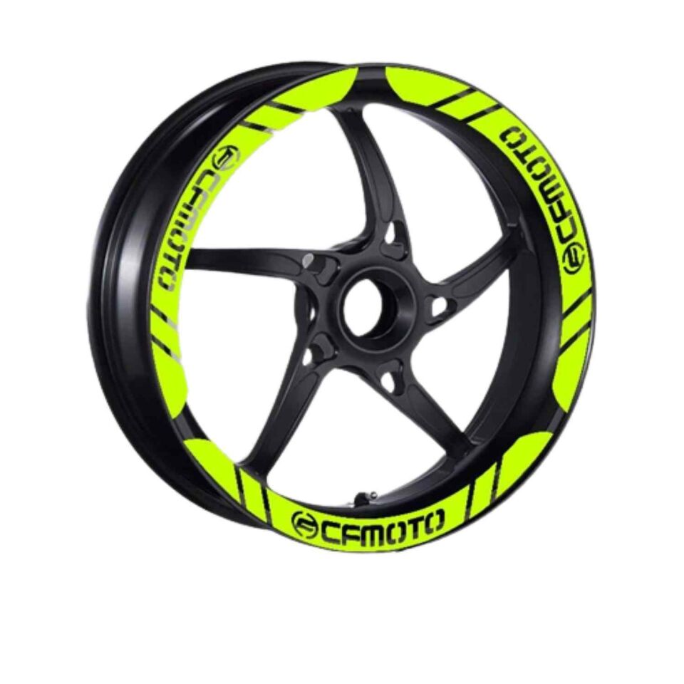 Cf Moto Uyumlu Flo Sarı 1 Set Jant Şeridi
