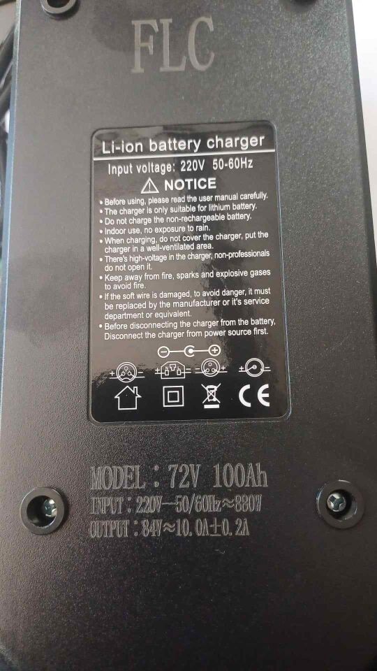 Şarj Aleti 72 V 100 Ah Lityum