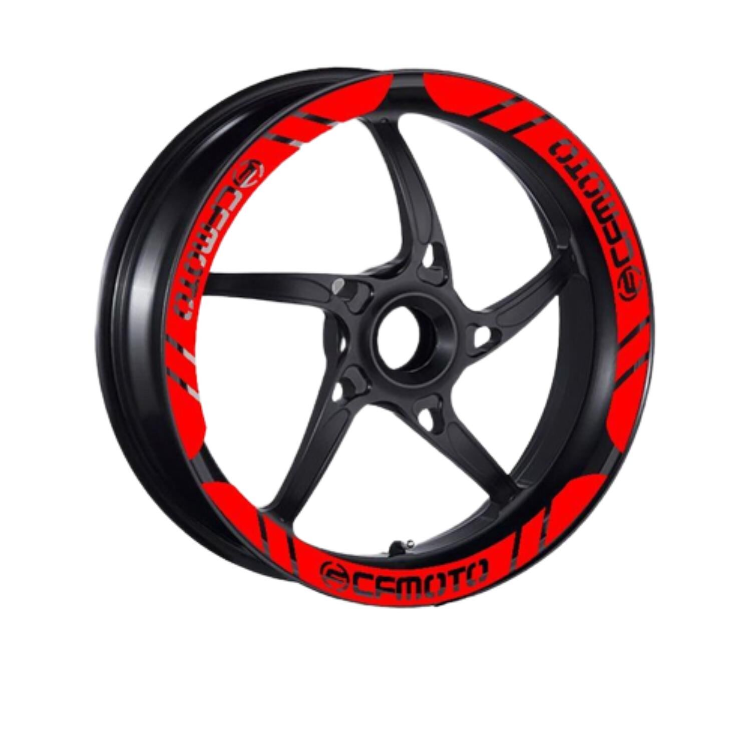 Cf Moto Uyumlu Kırmızı 1 Set Jant Şeridi