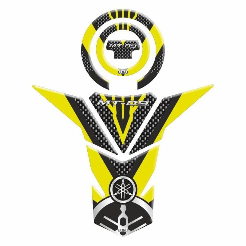 Yamaha Mt09 2013 - 2018 Uyumlu Tank Pad Set 002