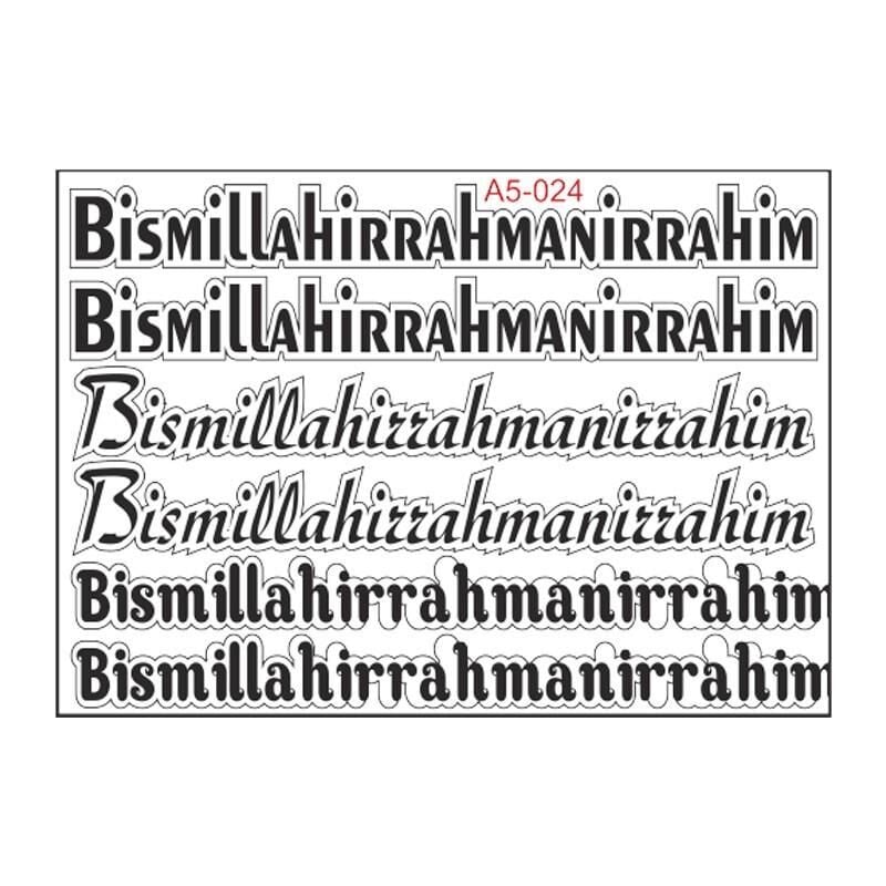 A5 Sticker 036 Tek Paket Çoklu