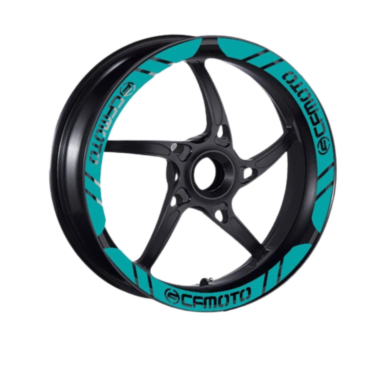 Cf Moto Uyumlu Mavi 1 Set Jant Şeridi