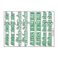 A5 Sticker 039 Tek Paket Çoklu