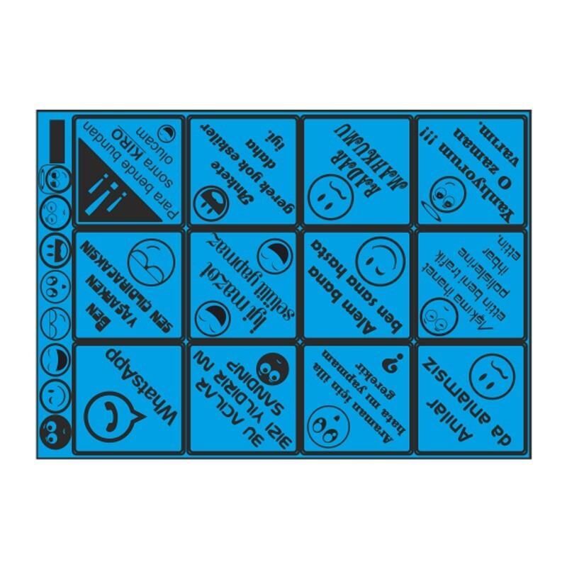 A5 Sticker 041 Tek Paket Çoklu