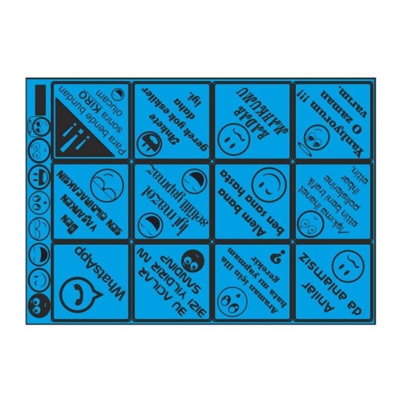 A5 Sticker 041 Tek Paket Çoklu