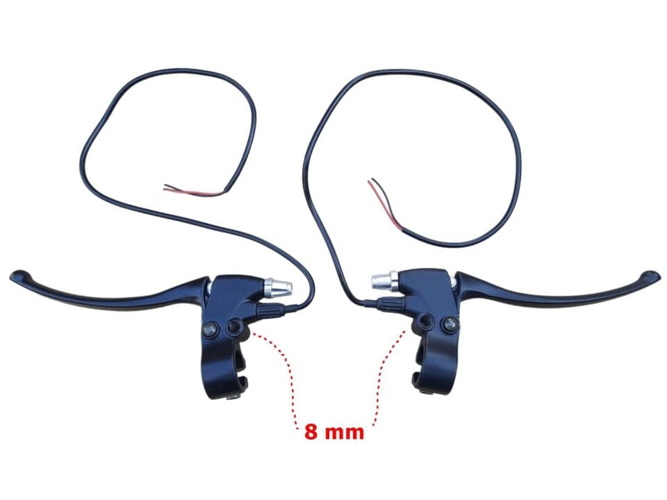 Volta E-Bis Vsm Fren Kütüğü Sağ-Sol Siyah (Ayna Yeri Var)