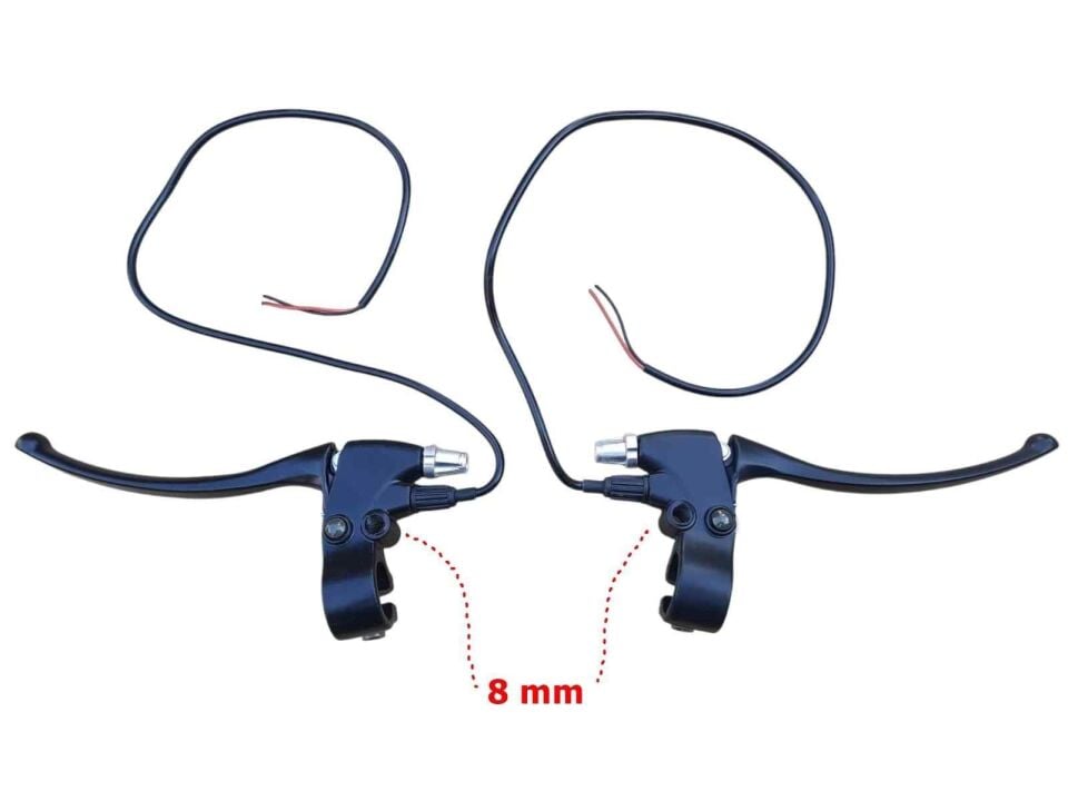 Volta E-Bis Vsm Fren Kütüğü Sağ-Sol Siyah (Ayna Yeri Var)