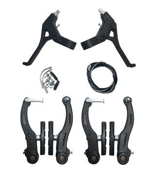 Bisiklet Fren Takımı V-brake (plastik) Siyah Takım
