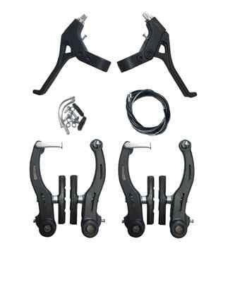 Bisiklet Fren Takımı V-brake (plastik) Siyah Takım