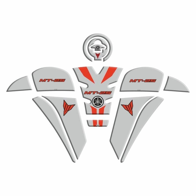 Yamaha Mt-25 2020 - 2024 Uyumlu Tank Pad Set 008