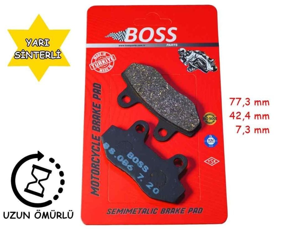 Rks Newlight Arka Fren Disk Balatası Ym Boss Fa086 Scooter Cg Cub