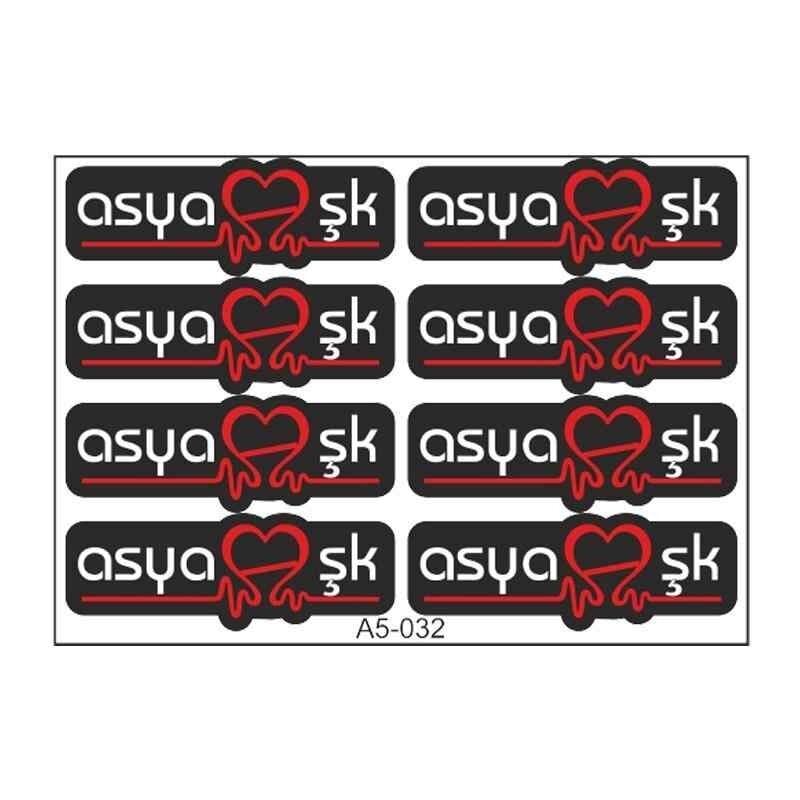 A5 Sticker 044 Tek Paket Çoklu