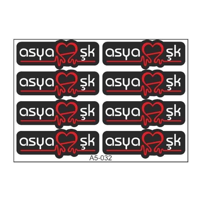 A5 Sticker 044 Tek Paket Çoklu