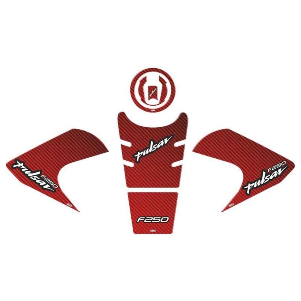 Bajaj Pulsar F250 2022 - 2024 Uyumlu Tank Pad Set 003