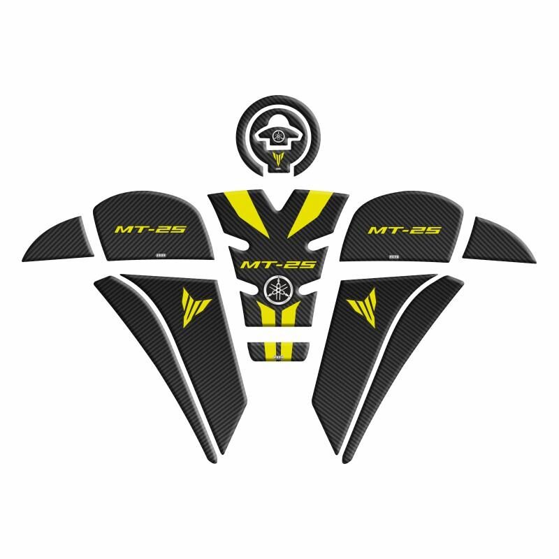 Yamaha Mt-25 2020 - 2024 Uyumlu Tank Pad Set 009