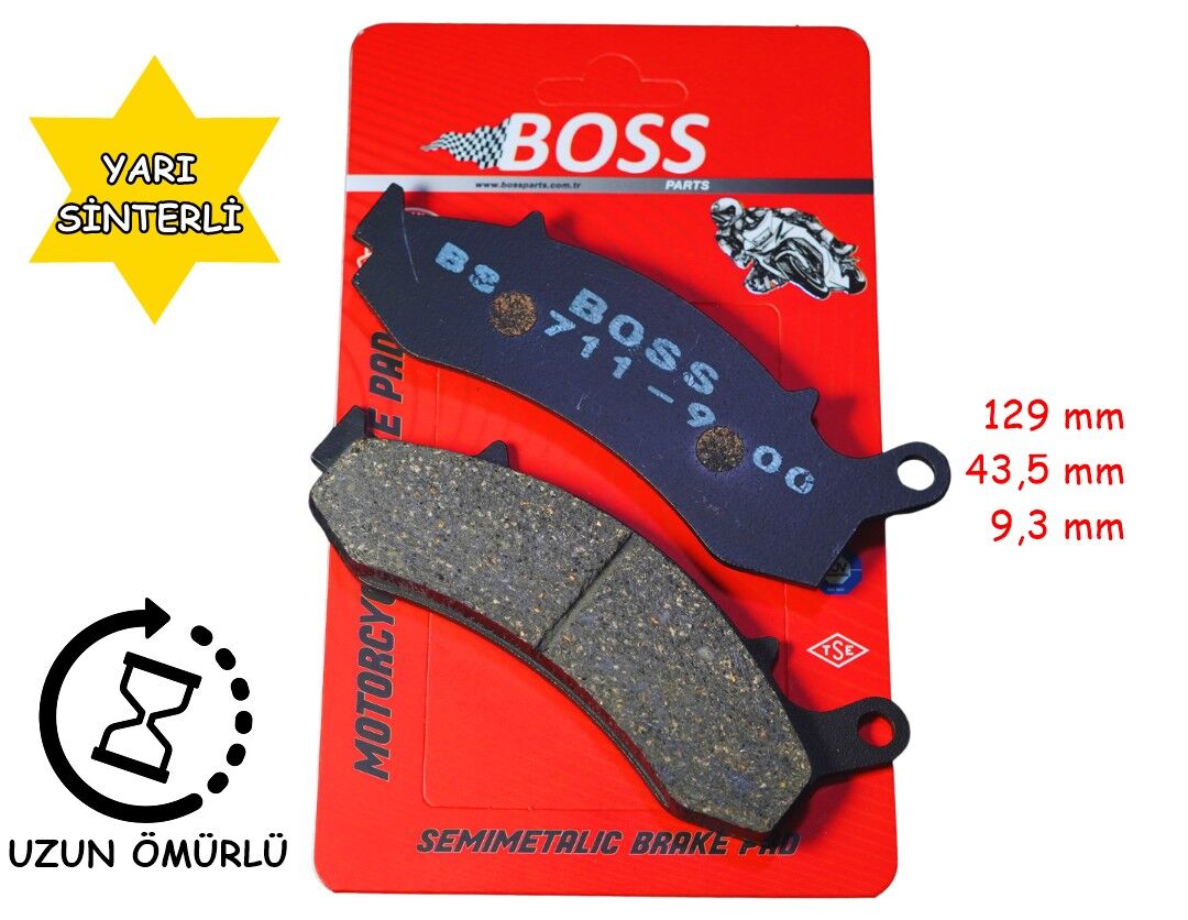 Rks Blade 250-350 Ön Fren Disk Balatası Boss Bs711