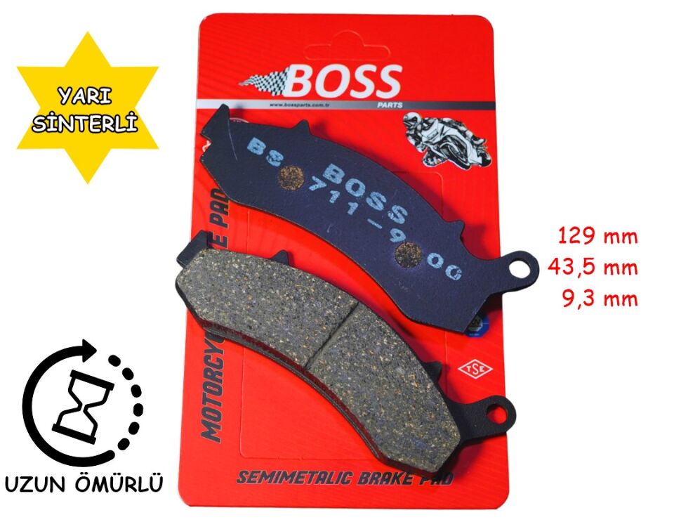 Rks Blade 250-350 Ön Fren Disk Balatası Boss Bs711