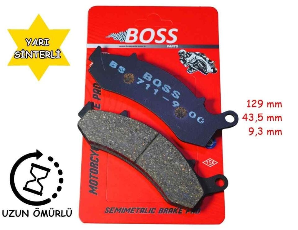 Rks Blade 250-350 Ön Fren Disk Balatası Boss Bs711